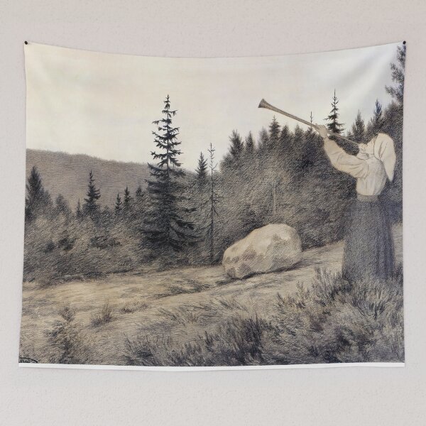Item preview, Up in the Hills a Clarion Call rings out   Theodor Kittelsen  designed and sold by TeeARTHY.