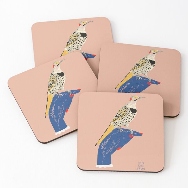 Item preview, Alabama northern flicker state bird hand art designed and sold by katerosestudios.