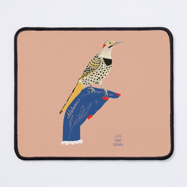 Item preview, Alabama northern flicker state bird hand art designed and sold by katerosestudios.