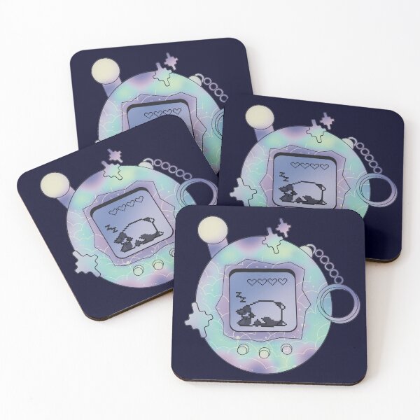 Item preview, Tamagotchi kitty dreams in pastel designed and sold by pinkFrogInSpace.