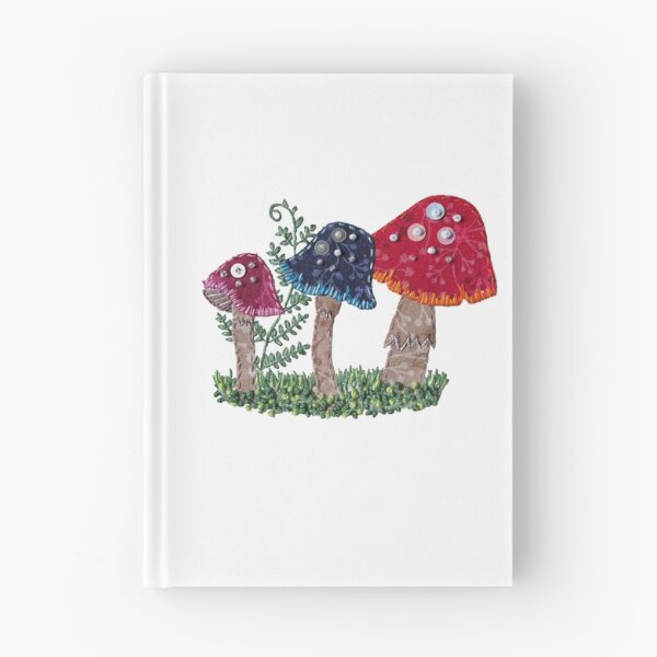 Item preview, applique mushrooms designed and sold by Rach-h-Designs.