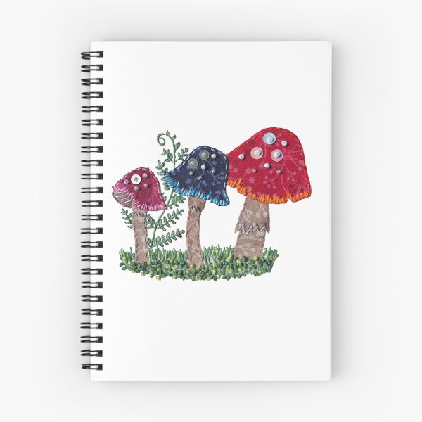 Item preview, applique mushrooms designed and sold by Rach-h-Designs.