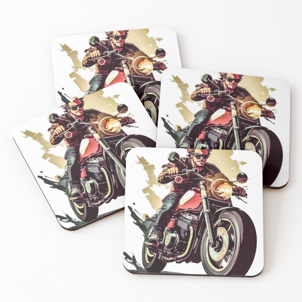 Item preview, man riding a motorcycle designed and sold by javierparra.