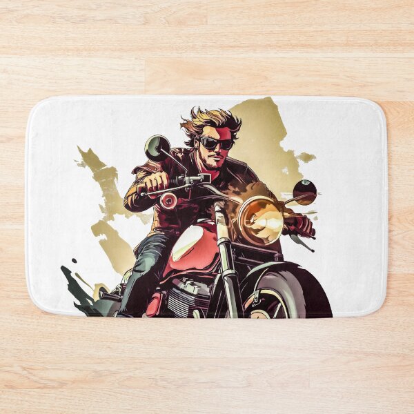 Item preview, man riding a motorcycle designed and sold by javierparra.