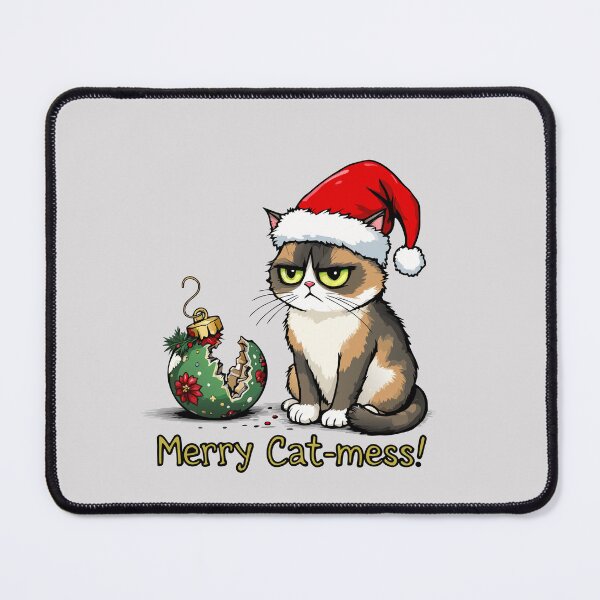 Item preview, Merry Cat Mess ! cute cate with angry face designed and sold by Crazyllover.