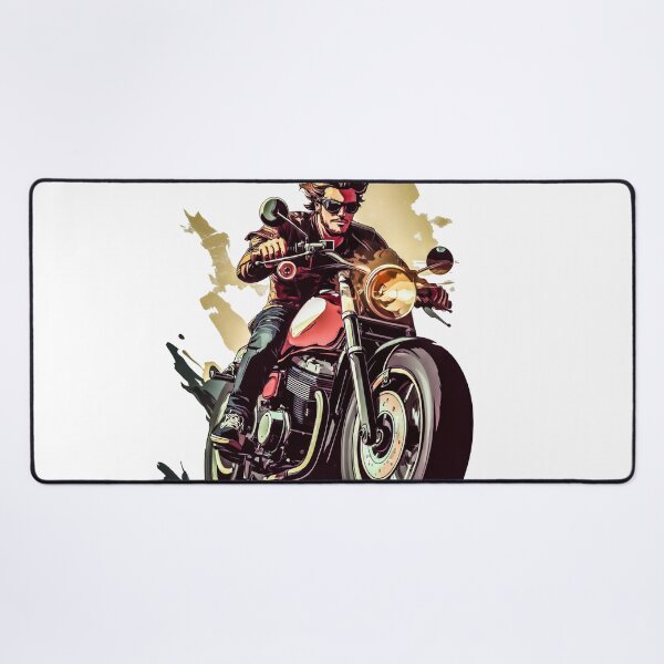 Item preview, man riding a motorcycle designed and sold by javierparra.