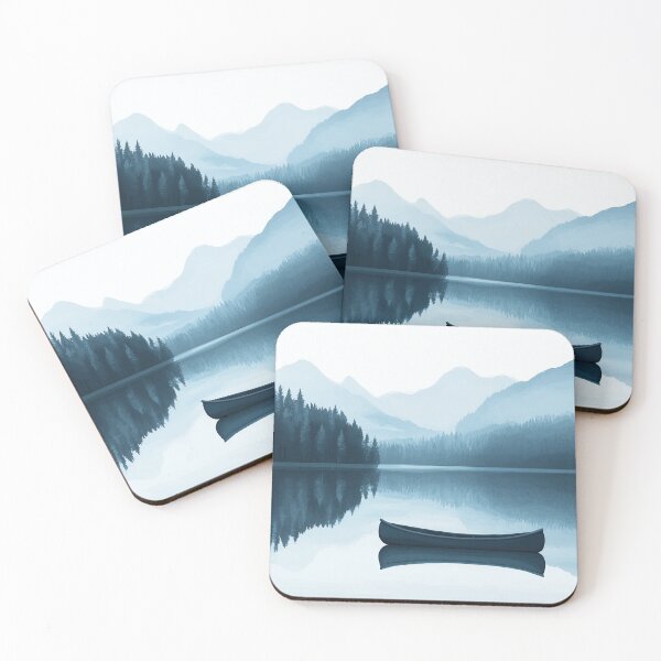 Item preview, Canoe on Lake Placid designed and sold by PrintSmithArt.