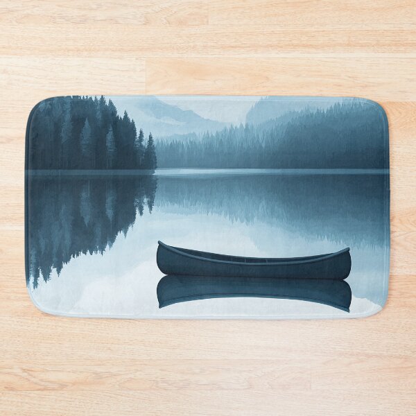 Item preview, Canoe on Lake Placid designed and sold by PrintSmithArt.