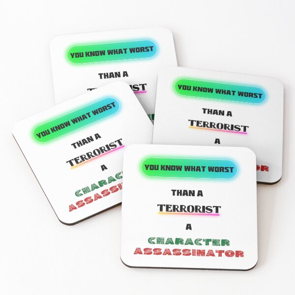 Item preview, CHARACTER ASSASSINATION designed and sold by Chrisblazestore.