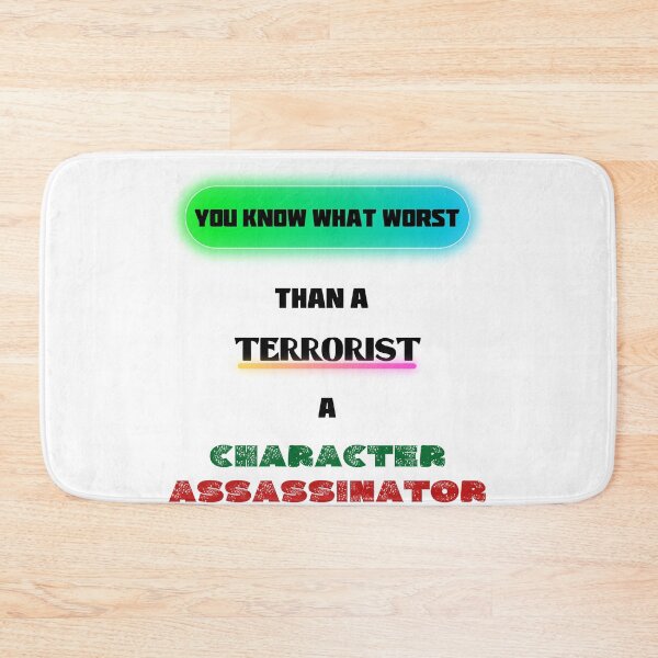 Item preview, CHARACTER ASSASSINATION designed and sold by Chrisblazestore.