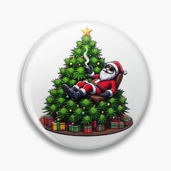 Item preview, Santa Claus Getting High On the Christmas Tree designed and sold by parag2k.