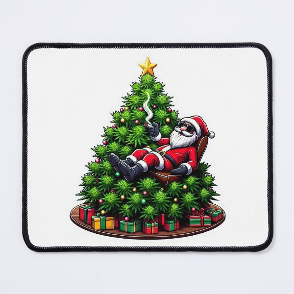 Item preview, Santa Claus Getting High On the Christmas Tree designed and sold by parag2k.