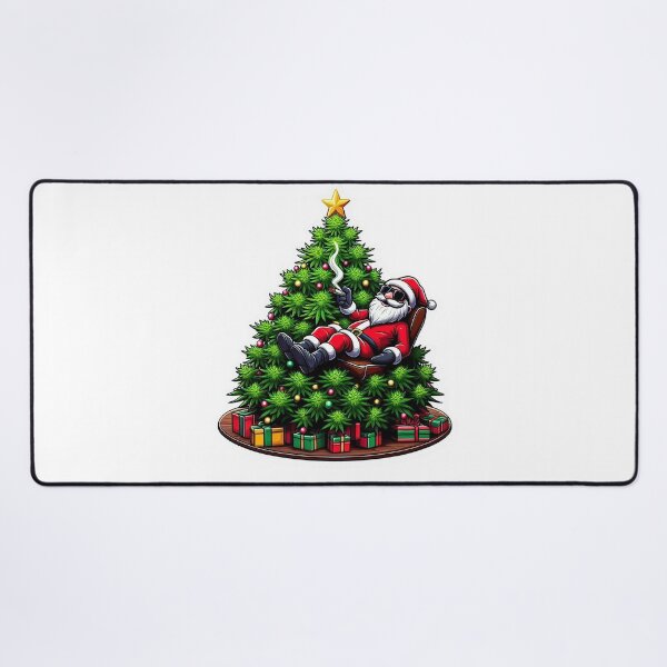 Item preview, Santa Claus Getting High On the Christmas Tree designed and sold by parag2k.