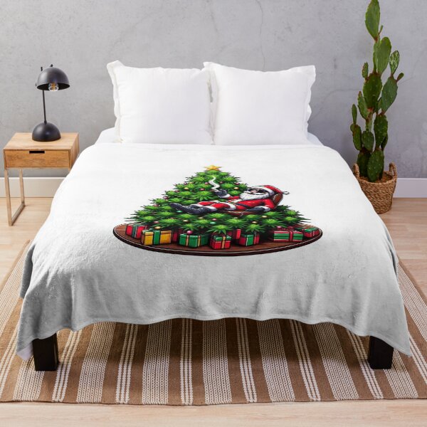 Item preview, Santa Claus Getting High On the Christmas Tree designed and sold by parag2k.
