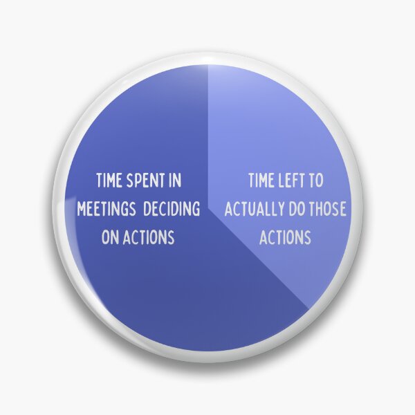 Item preview, Time in meetings - teams designed and sold by Yankee Doodle Gandy.