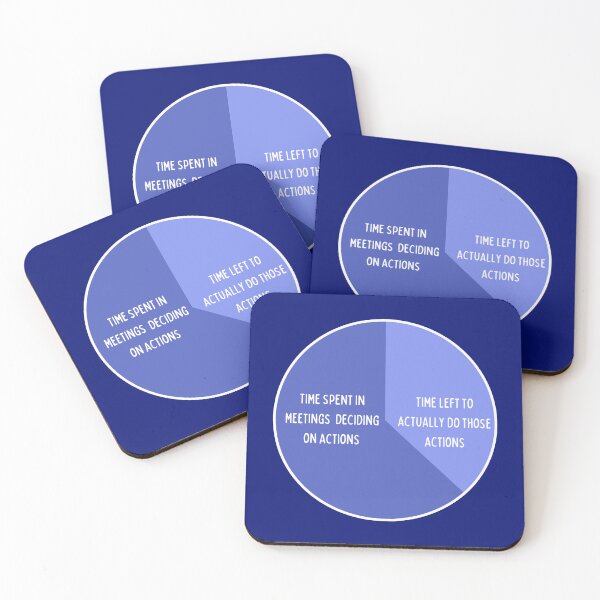 Item preview, Time in meetings - teams designed and sold by Yankee Doodle Gandy.