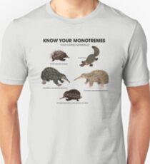 Know Your Monotremes Unisex T-Shirt