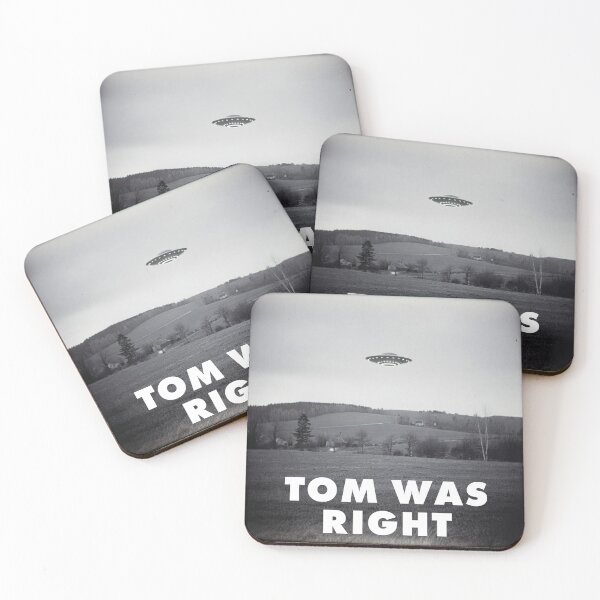 Item preview, Tom Was Right Flying Saucer Photo Sticker  designed and sold by zombiemama.