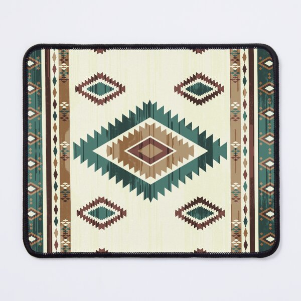 Item preview, Colorful Ethnic South Western decor style. Boho geometric ornament. Vector seamless pattern. Mexican blanket, rug. Woven carpet illustration, Navajo tribal vector seamless pattern. Native American designed and sold by Smht1928.