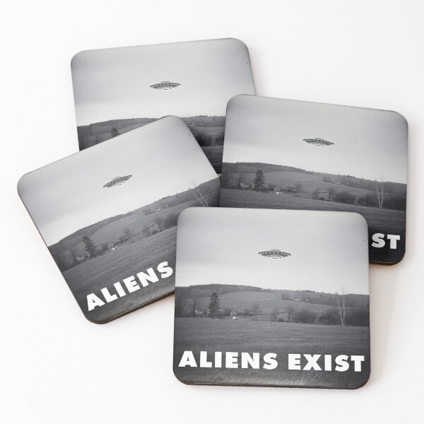 Item preview, Aliens Exist Flying Saucer Photo Sticker  designed and sold by zombiemama.