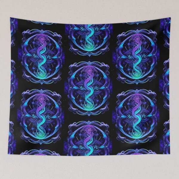 Item preview, Colorful Cosmic Swirl - Vintage Art for Apparel & Décor designed and sold by Earth Nature Creations.