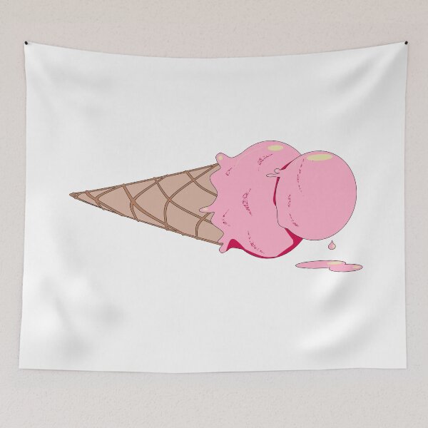 Item preview, A Strawberry Ice Cream Cone Dripping, quick 5 second rule! designed and sold by judy snyder.
