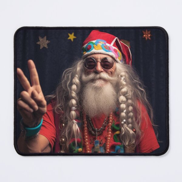 Item preview, Hippie Santa, Groovy Christmas, Retro Vibes designed and sold by Cindy Howe.