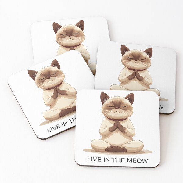 Item preview, Zen Meditating Cat Illustration designed and sold by AtlanticAvenue.