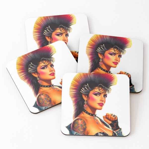 Item preview, Retro Punk Girl designed and sold by PulpVintage.