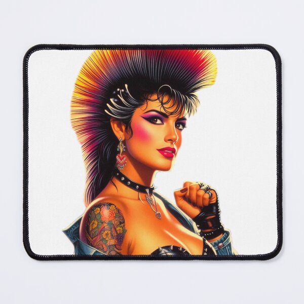 Item preview, Retro Punk Girl designed and sold by PulpVintage.