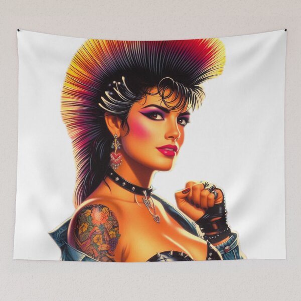 Item preview, Retro Punk Girl designed and sold by PulpVintage.