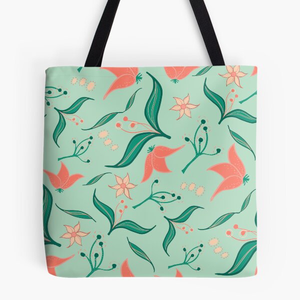 Item preview, Mint Green and Salmon Pattern designed and sold by Jessica Heath.