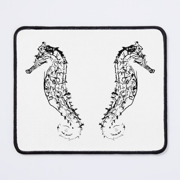 Item preview, Black and white transparent seahorses  designed and sold by VonbronA11.