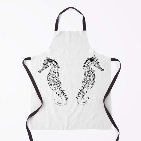 Item preview, Black and white transparent seahorses  designed and sold by VonbronA11.