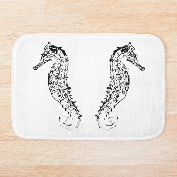 Item preview, Black and white transparent seahorses  designed and sold by VonbronA11.