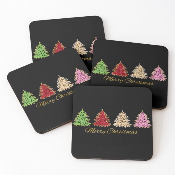 Item preview, Merry Christmas Leopard Print Trees designed and sold by JRice66.