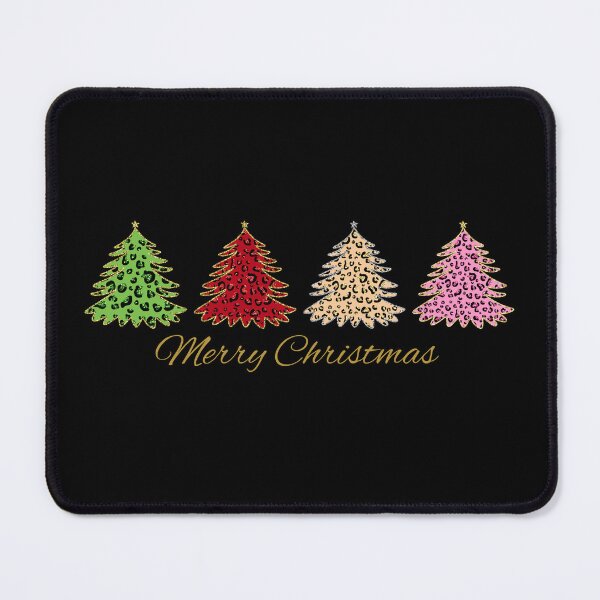 Item preview, Merry Christmas Leopard Print Trees designed and sold by JRice66.