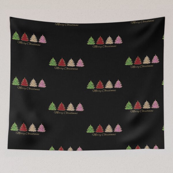 Item preview, Merry Christmas Leopard Print Trees designed and sold by JRice66.
