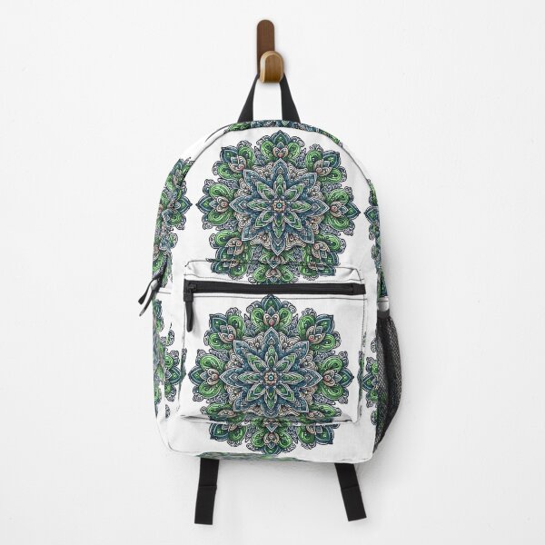 Item preview, Green Snowflake Mandala designed and sold by Catherine Harrison.