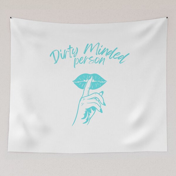 Item preview, Dirty Minded Person - Turquoise designed and sold by TIPJ.