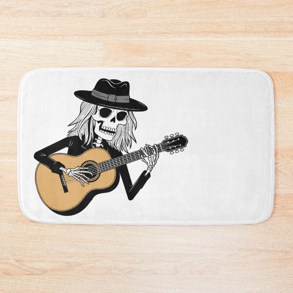 Item preview, Skeleton playing an acoustic guitar designed and sold by ImPlyDesign.