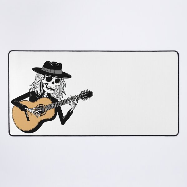 Item preview, Skeleton playing an acoustic guitar designed and sold by ImPlyDesign.