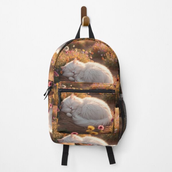 Item preview, Cute, soft, white fur cat is sleeping. designed and sold by somtob.