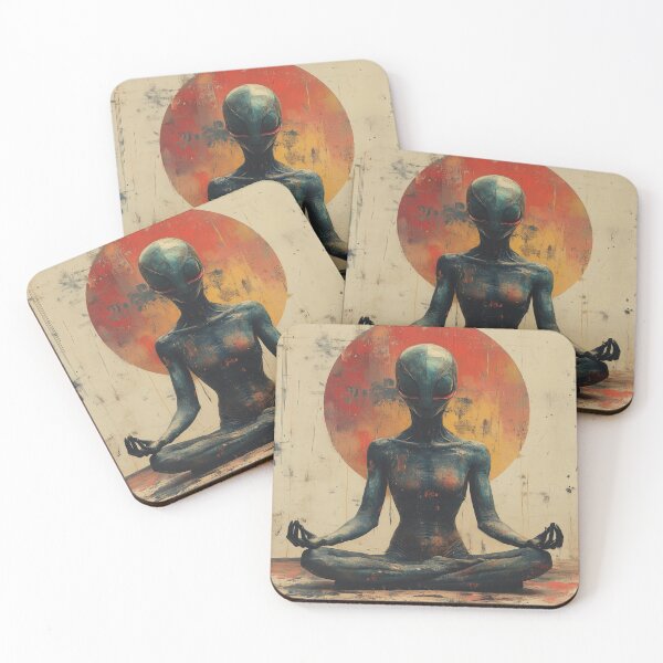 Item preview, Female Alien Meditating designed and sold by gugacurado.