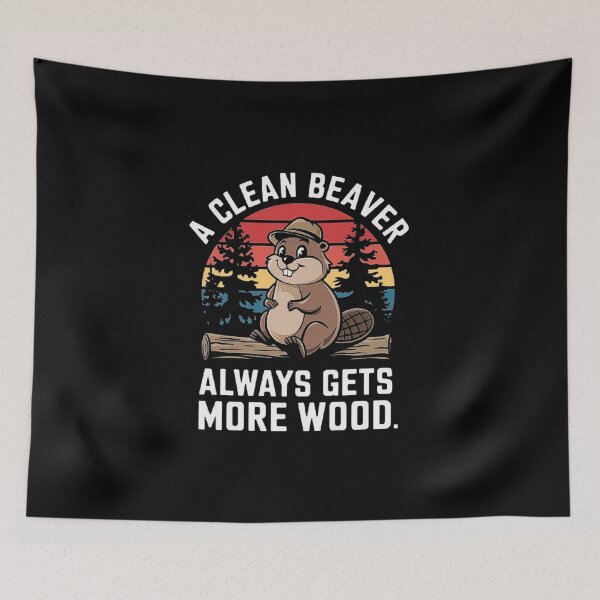 Item preview, Clean Beaver Humor - A Clean Beaver Always Gets More Wood designed and sold by love3617.