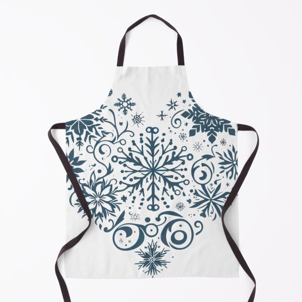 Item preview, Frosted Heart: A Symphony of Blue Snowflakes designed and sold by TeetasticBtque.