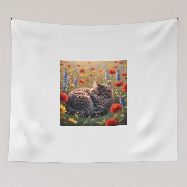 Item preview, A cute, soft little cat is sleeping. designed and sold by somtob.