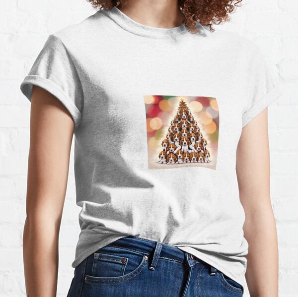 Item preview, Beagle Holiday Tree designed and sold by RatherBeOutsid3.