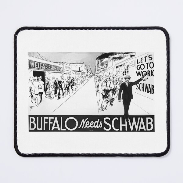 Item preview, Buff Needs Schwab Mayor designed and sold by annarozic.