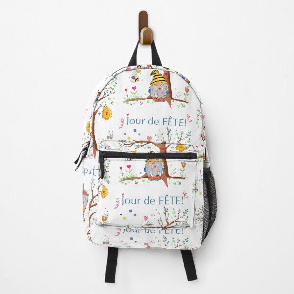 Item preview, Jour de fête! Beekeeper Gnome with bees, flower and nature. designed and sold by Pascale Breton.